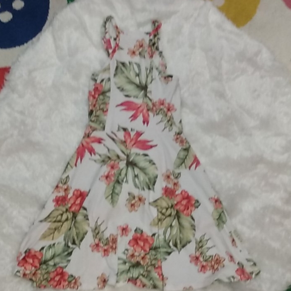 Planet Gold Floral Sweet Skater Dress Very Comfy - Picture 8 of 9